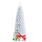 Artificial Snow White Pencil Tree for Home Office Holiday Decor